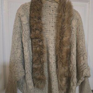 Faux Fur Sweater